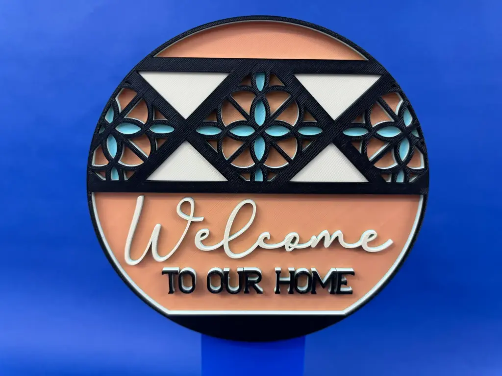 Aztec Welcome Sign - Wall Art