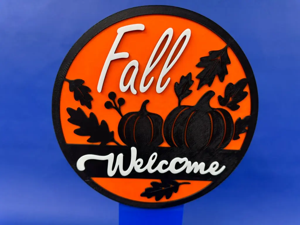 Fall Welcome Sign - Wall Art