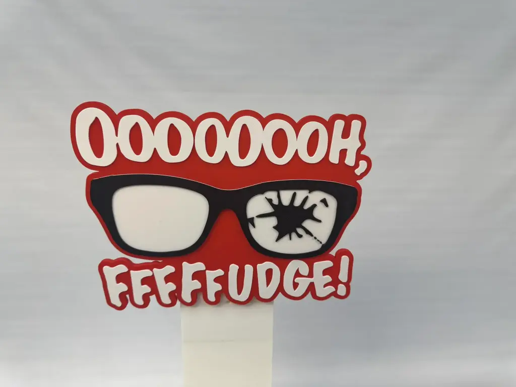 3D Printed Wall Art- Ooooh Ffffudge