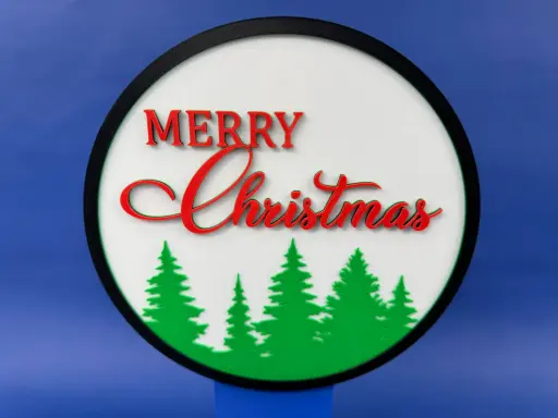 Simple Merry Christmas Wall Art