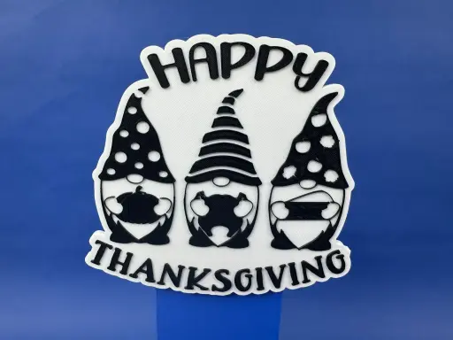 Thanksgiving Gnomes Wall Art