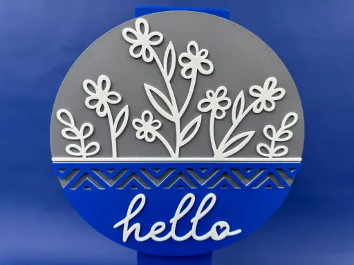 Hello Welcome Sign - Wall Art