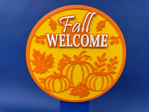 Fall Welcome Sign - Wall Art