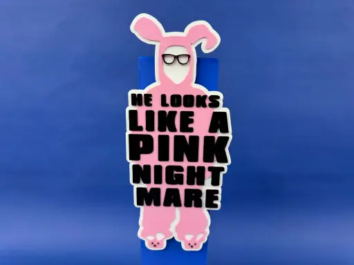 3D Printed Wall Art- Looks Like a Pink Nightmare