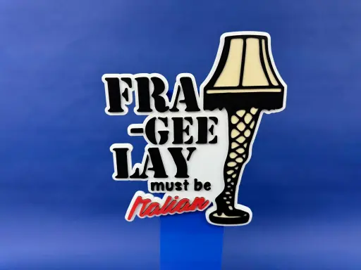 3D Printed Wall Art- Must be Italian!